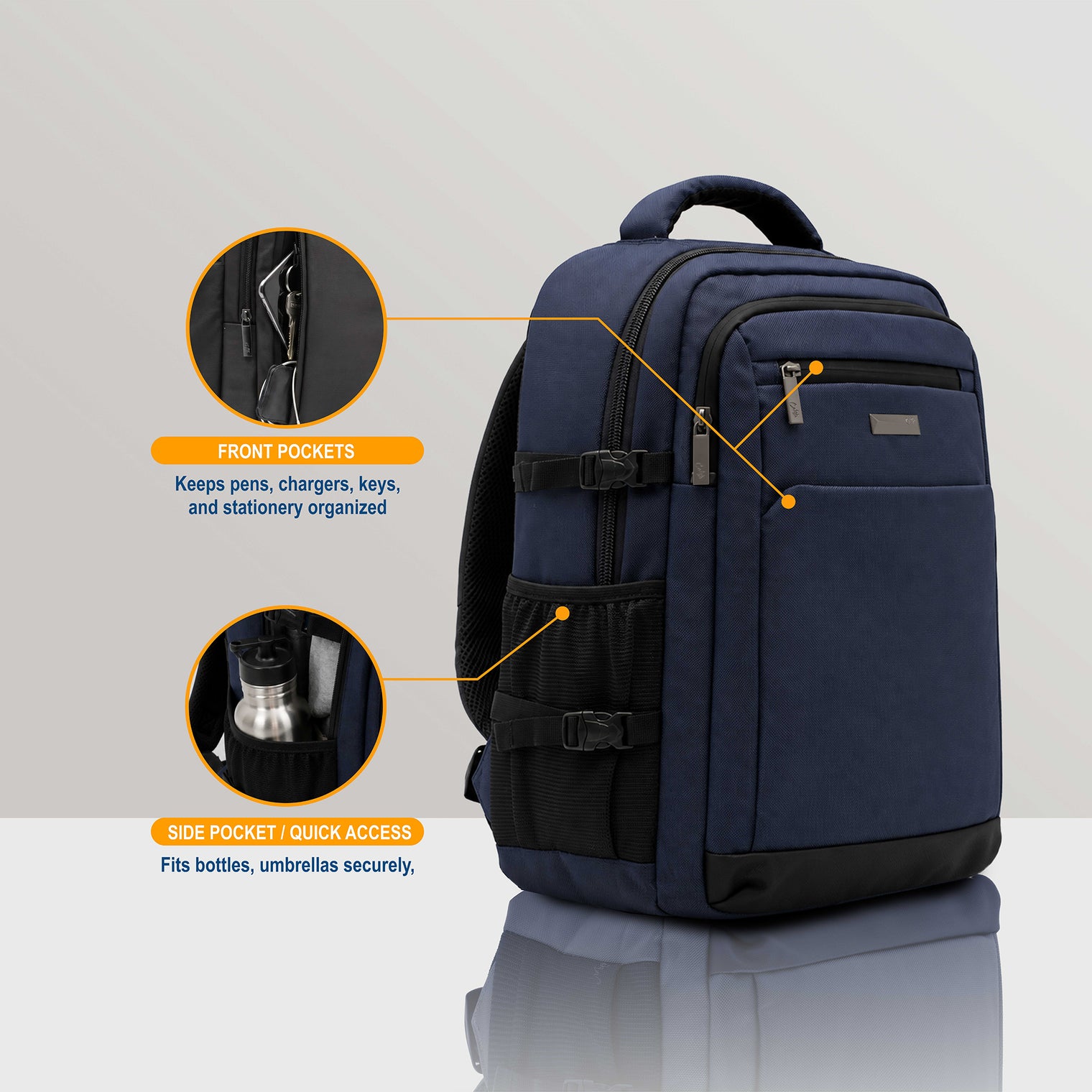 Cater CTR-4002 Premium Laptop Backpack for Work and Travel | 25L