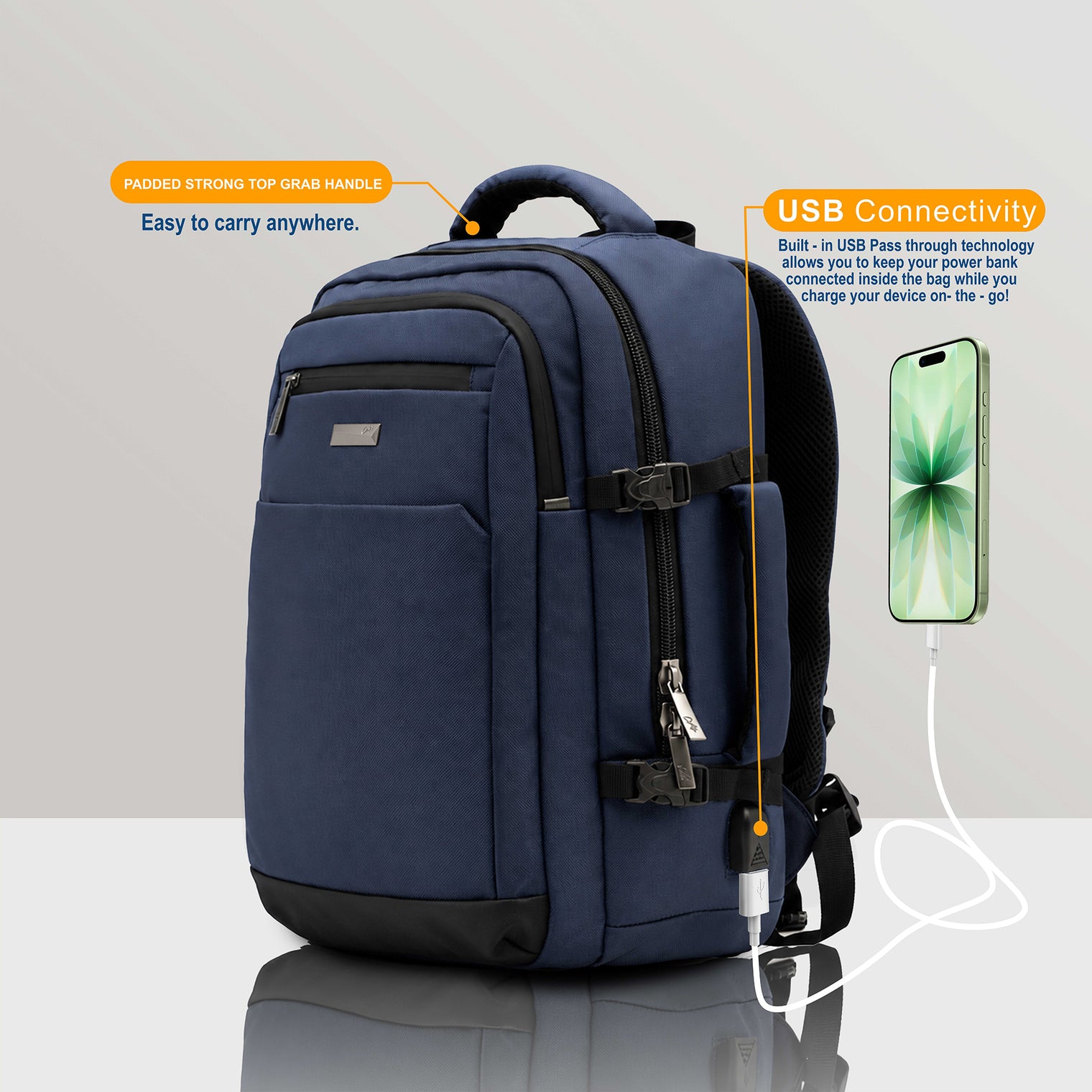 Cater CTR-4002 Premium Laptop Backpack for Work and Travel | 25L