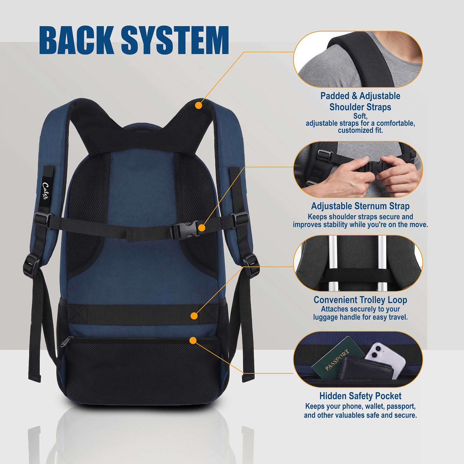 Cater CTR-13329 Premium Laptop Backpack | 23L