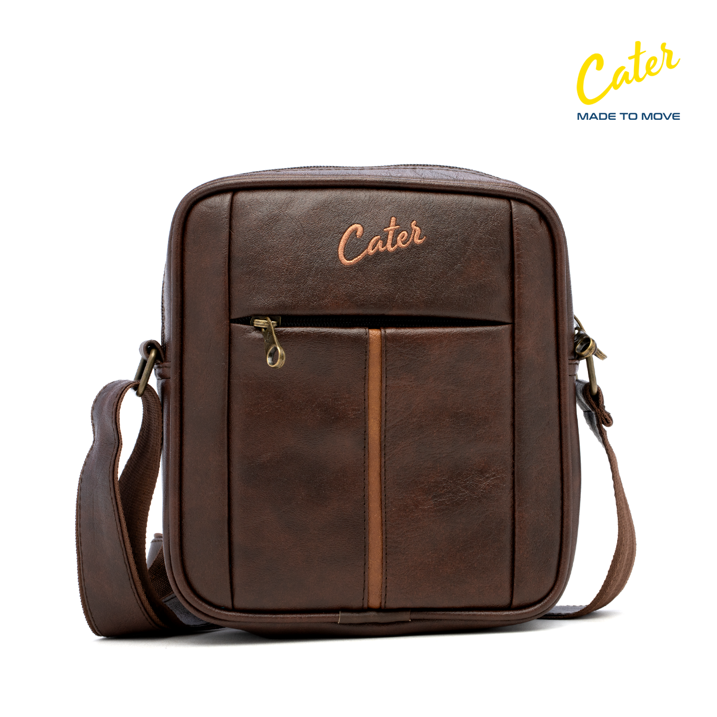 Cater Nano - Unisex Leather Finish Sling Bag | 3L