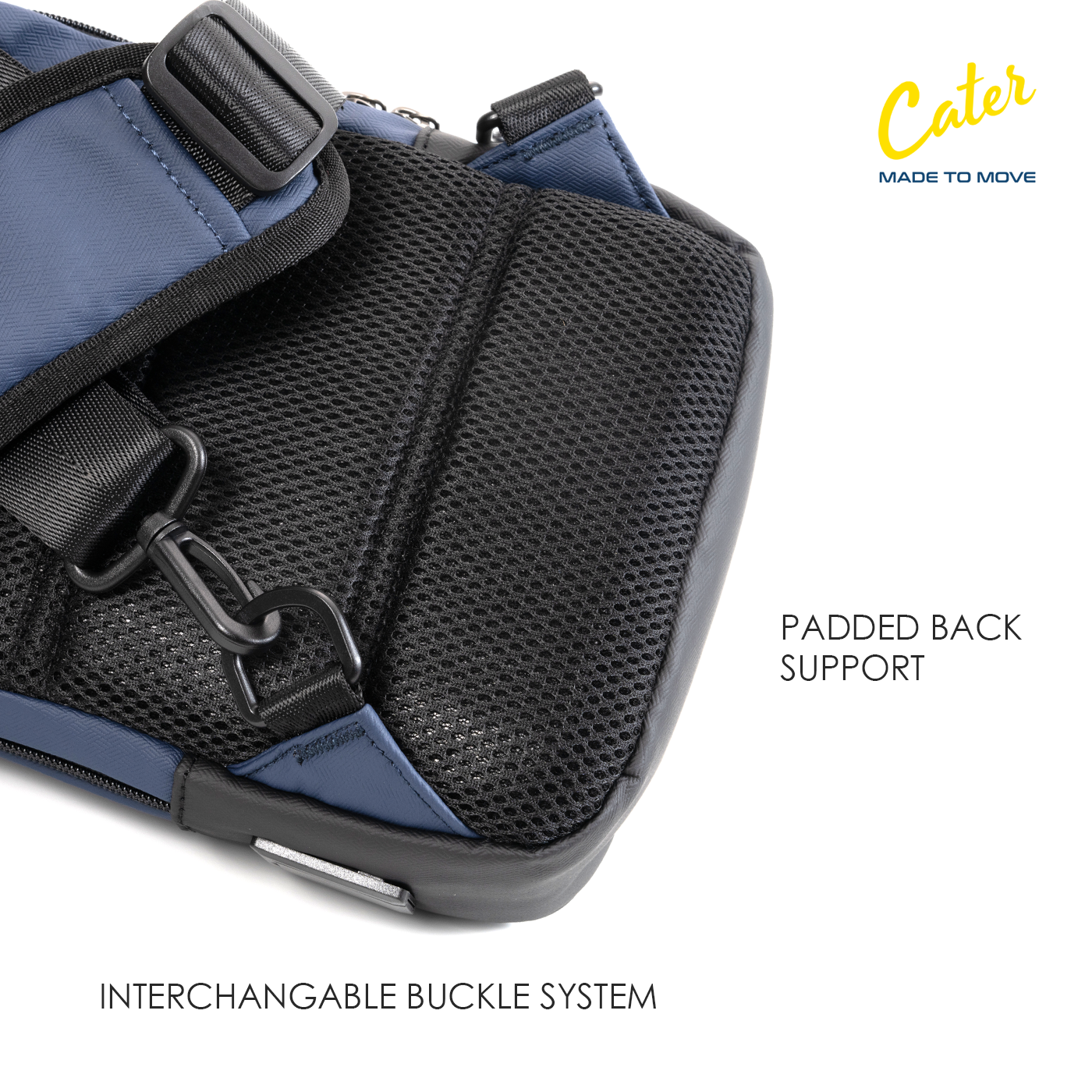 Cater CTR-3023 Dual Compartment Crossbody Bag | 6L