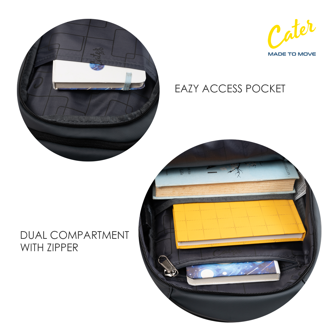 Cater CTR-3035 Smart Organizer Crossbody Bag | 12L