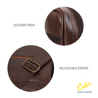 Cater Nano - Unisex Leather Finish Sling Bag | 3L
