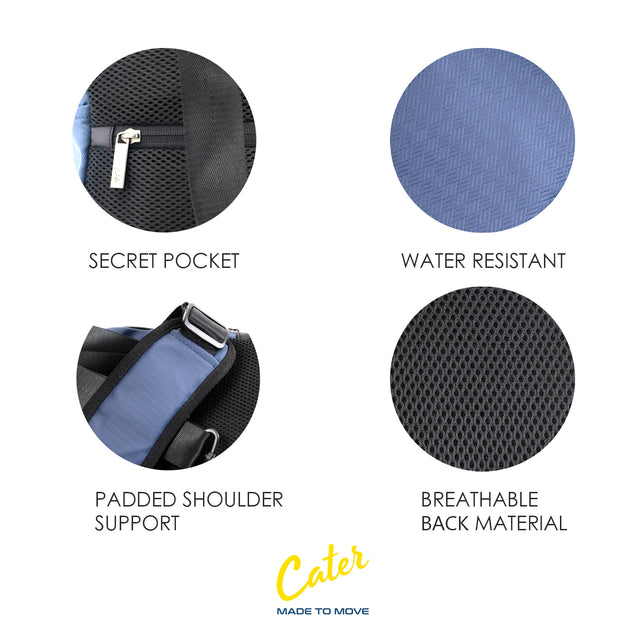 Cater CTR-3035 Smart Organizer Crossbody Bag | 12L